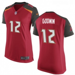 Womens Nike Tampa Bay Buccaneers 12 Chris Godwin Game Red Team Color NFL Jersey