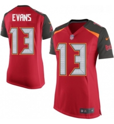 Womens Nike Tampa Bay Buccaneers 13 Mike Evans Game Red Team Color NFL Jersey