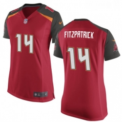 Womens Nike Tampa Bay Buccaneers 14 Ryan Fitzpatrick Game Red Team Color NFL Jersey