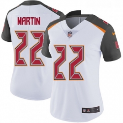 Womens Nike Tampa Bay Buccaneers 22 Doug Martin White Vapor Untouchable Limited Player NFL Jersey