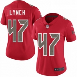 Womens Nike Tampa Bay Buccaneers 47 John Lynch Limited Red Rush Vapor Untouchable NFL Jersey