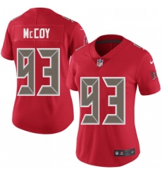 Womens Nike Tampa Bay Buccaneers 93 Gerald McCoy Limited Red Rush Vapor Untouchable NFL Jersey
