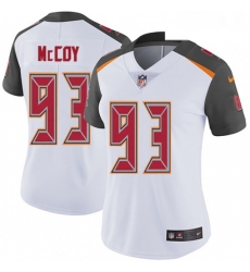 Womens Nike Tampa Bay Buccaneers 93 Gerald McCoy White Vapor Untouchable Limited Player NFL Jersey