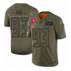 Womens Tampa Bay Buccaneers 93 Ndamukong Suh Limited Camo 2019 Salute to Service Football Jersey