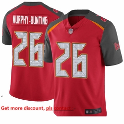 Buccaneers 26 Sean Murphy Bunting Red Team Color Youth Stitched Football Vapor Untouchable Limited Jersey