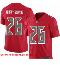 Buccaneers 26 Sean Murphy Bunting Red Youth Stitched Football Limited Rush Jersey