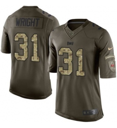 Nike Buccaneers #31 Major Wright Green Youth Stitched NFL Limited Salute to Service Jersey