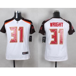 Nike Buccaneers #31 Major Wright White Youth Stitched NFL New Elite Jersey