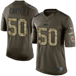 Nike Buccaneers #50 Bruce Carter Green Youth Stitched NFL Limited Salute to Service Jersey