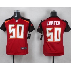 Nike Buccaneers #50 Bruce Carter Red Team Color Youth Stitched NFL New Elite Jersey
