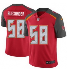 Nike Buccaneers #58 Kwon Alexander Red Team Color Youth Stitched NFL Vapor Untouchable Limited Jersey