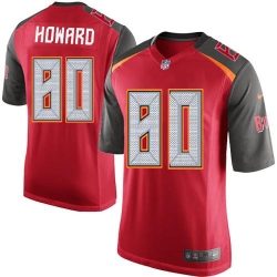 Nike Buccaneers #80 O  J  Howard Red Team Color Youth Stitched NFL New Elite Jersey