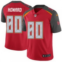 Nike Buccaneers #80 O  J  Howard Red Team Color Youth Stitched NFL Vapor Untouchable Limited Jersey