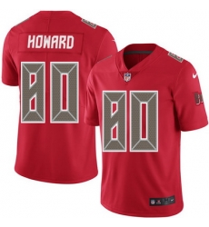Nike Buccaneers #80 O  J  Howard Red Youth Stitched NFL Limited Rush Jersey