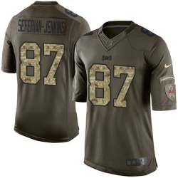 Nike Buccaneers #87 Austin Seferian Jenkins Green Youth Stitched NFL Limited Salute to Service Jersey