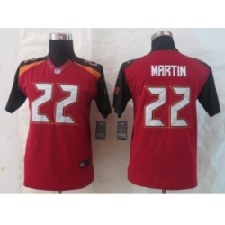 Nike Youth Tampa Bay Buccaneers #22 Martin Red Jerseys(2014 New)
