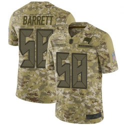Youth Buccaneers 58 Shaquil Barrett Camo Stitched Football Limited 2018 Salute to Service Jersey