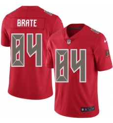 Youth Nike Buccaneers #84 Cameron Brate Red Stitched NFL Limited Rush Jersey