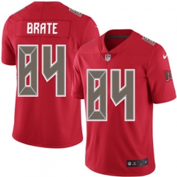 Youth Nike Buccaneers #84 Cameron Brate Red Stitched NFL Limited Rush Jersey