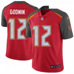Youth Nike Tampa Bay Buccaneers 12 Chris Godwin Elite Red Team Color NFL Jersey