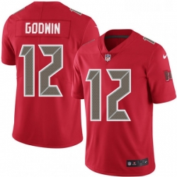 Youth Nike Tampa Bay Buccaneers 12 Chris Godwin Limited Red Rush Vapor Untouchable NFL Jersey