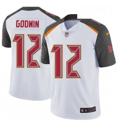 Youth Nike Tampa Bay Buccaneers 12 Chris Godwin White Vapor Untouchable Limited Player NFL Jersey