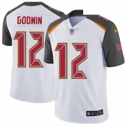 Youth Nike Tampa Bay Buccaneers 12 Chris Godwin White Vapor Untouchable Limited Player NFL Jersey