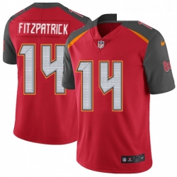 Youth Nike Tampa Bay Buccaneers 14 Ryan Fitzpatrick Red Team Color Vapor Untouchable Limited Player NFL Jersey