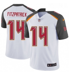 Youth Nike Tampa Bay Buccaneers 14 Ryan Fitzpatrick White Vapor Untouchable Limited Player NFL Jersey
