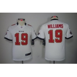 Youth Nike Tampa Bay Buccaneers #19 Mike Williams White Color[Youth Limited Jerseys]