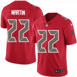 Youth Nike Tampa Bay Buccaneers 22 Doug Martin Limited Red Rush Vapor Untouchable NFL Jersey