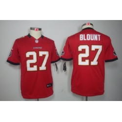 Youth Nike Tampa Bay Buccaneers #27 LeGarrette Blount Red Color[Youth Limited Jerseys]