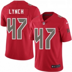 Youth Nike Tampa Bay Buccaneers 47 John Lynch Limited Red Rush Vapor Untouchable NFL Jersey