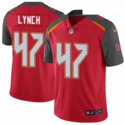 Youth Nike Tampa Bay Buccaneers 47 John Lynch Red Team Color Vapor Untouchable Limited Player NFL Jersey