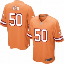 Youth Nike Tampa Bay Buccaneers 50 Vita Vea Elite Orange Glaze Alternate NFL Jersey