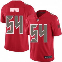 Youth Nike Tampa Bay Buccaneers 54 Lavonte David Limited Red Rush Vapor Untouchable NFL Jersey