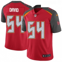 Youth Nike Tampa Bay Buccaneers 54 Lavonte David Red Team Color Vapor Untouchable Limited Player NFL Jersey