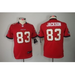 Youth Nike Tampa Bay Buccaneers 83# Vincent Jackson Red Color Limited Jerseys