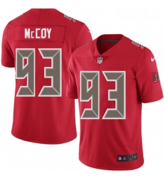 Youth Nike Tampa Bay Buccaneers 93 Gerald McCoy Limited Red Rush Vapor Untouchable NFL Jersey