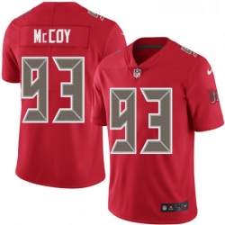 Youth Nike Tampa Bay Buccaneers 93 Gerald McCoy Limited Red Rush Vapor Untouchable NFL Jersey
