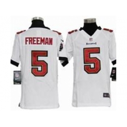 Youth Nike Youth Tampa Bay Buccanee #5 Josh Freeman white jerseys