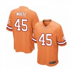 Youth Tampa Bay Buccaneers 45 Devin White Limited Orange Glaze Alternate Football Jersey