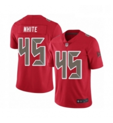 Youth Tampa Bay Buccaneers 45 Devin White Limited Red Rush Vapor Untouchable Football Jersey