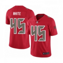 Youth Tampa Bay Buccaneers 45 Devin White Limited Red Rush Vapor Untouchable Football Jersey