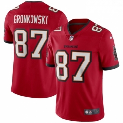 Youth Tampa Bay Buccaneers #87 Rob Gronkowski Nike Red Vapor Limited Jersey