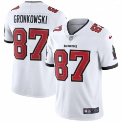 Youth Tampa Bay Buccaneers #87 Rob Gronkowski Nike White Vapor Limited Jersey
