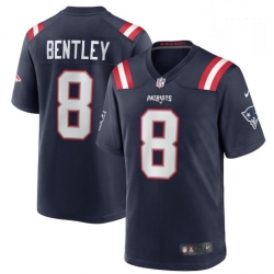 Men New England Patriots 8 Ja 27Whaun Bentley Navy Limited Jersey