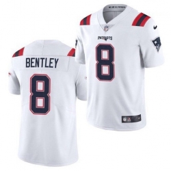 Men New England Patriots 8 Ja 27Whaun Bentley White 2021 Limited Jersey