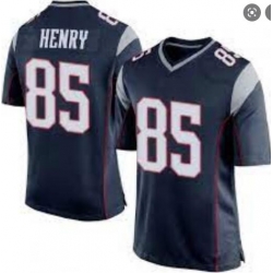 Men Nike New England Patriots  Hunter Henry 85 Limited Blue Vapor Untouchable Limited Jers