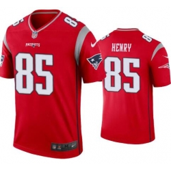 Men Nike New England Patriots  Hunter Henry 85 Limited Red Vapor Untouchable Limited Jers
